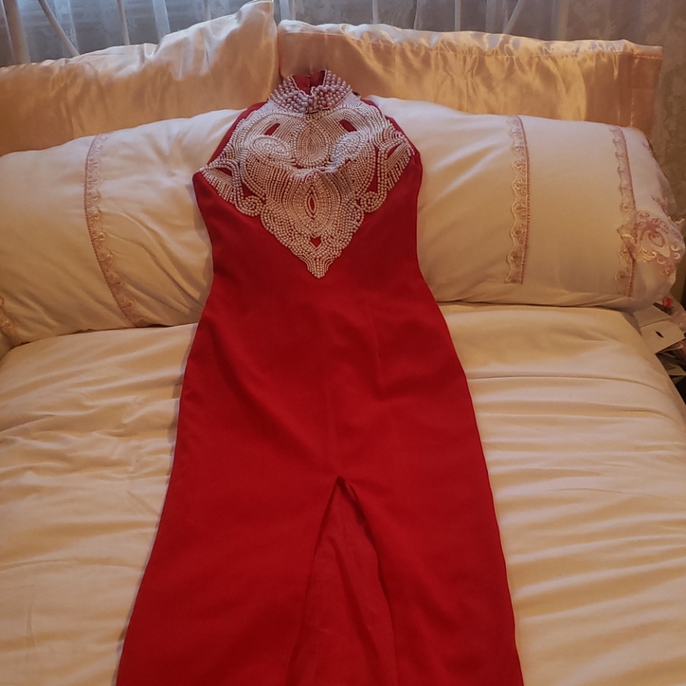 ATH Day  pinky creations vintage evening gown